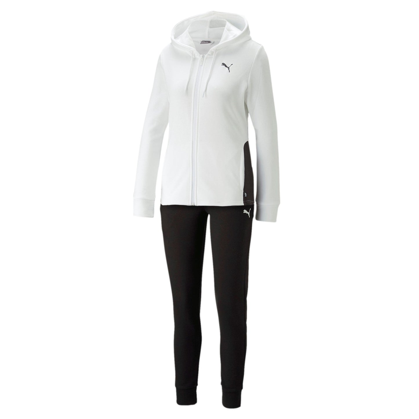 Puma Tuta da donna con cappuccio Classic Hooded Tracksuit TR cl 673699 02 white