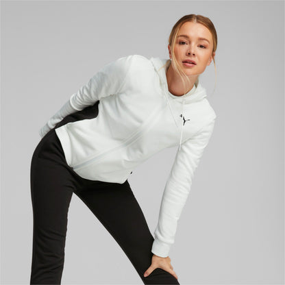Puma Tuta da donna con cappuccio Classic Hooded Tracksuit TR cl 673699 02 white