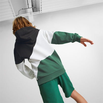 Puma Felpa da ragazzo con cappuccio Power Cat 674233 37 vine