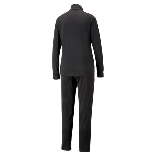Puma Tuta sportiva da donna in poliestere con cerniera intera Classic Tricot 675234-01 nero