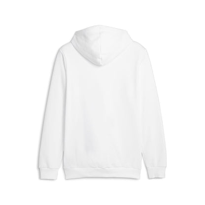 Puma Felpa con cappuccio da uomo e stampa logo grande 675919-02 bianco