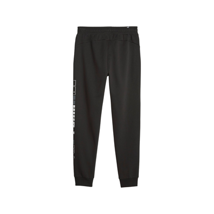 Puma pantalone sportivo in cotone felpato da uomo Logo Lab 675920-01 nero