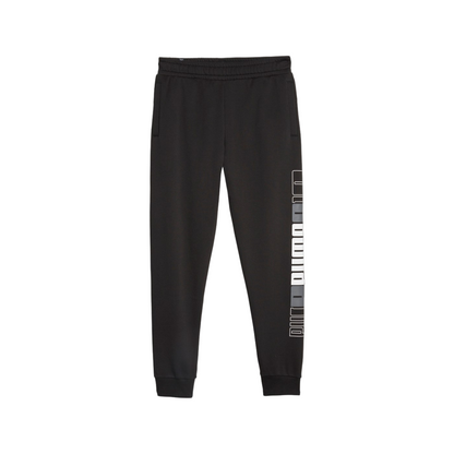 Puma pantalone sportivo in cotone felpato da uomo Logo Lab 675920-01 nero