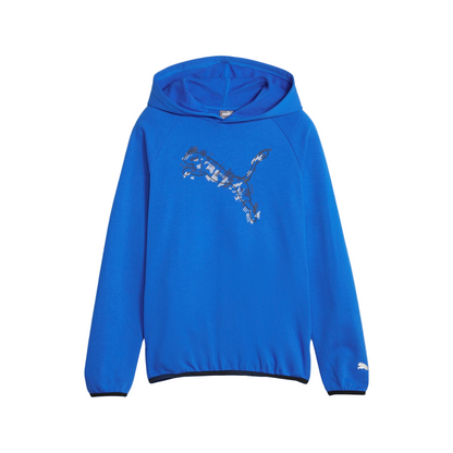 Puma felpa con cappuccio da ragazzo Activ Sport 676289-47 azzurro