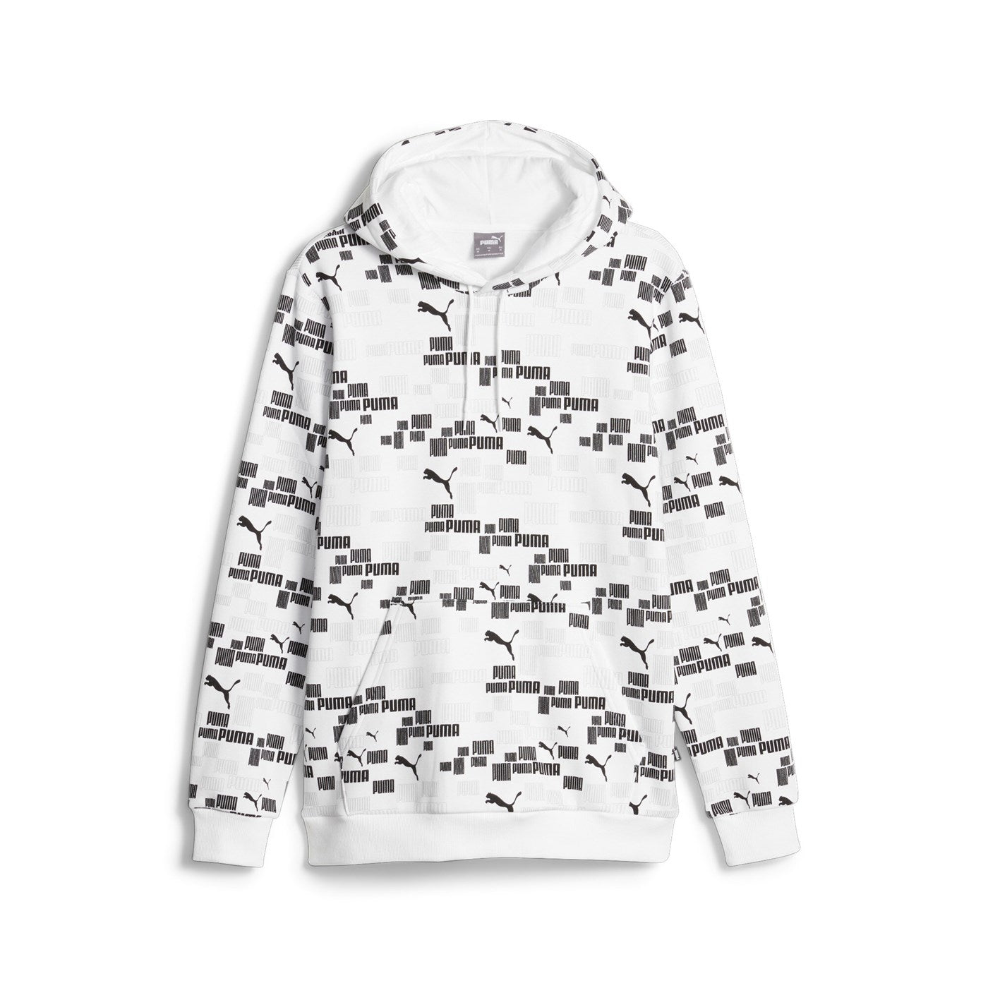 Puma Felpa Uomo con Cappuccio Logo Lab Bianca - 676819-02