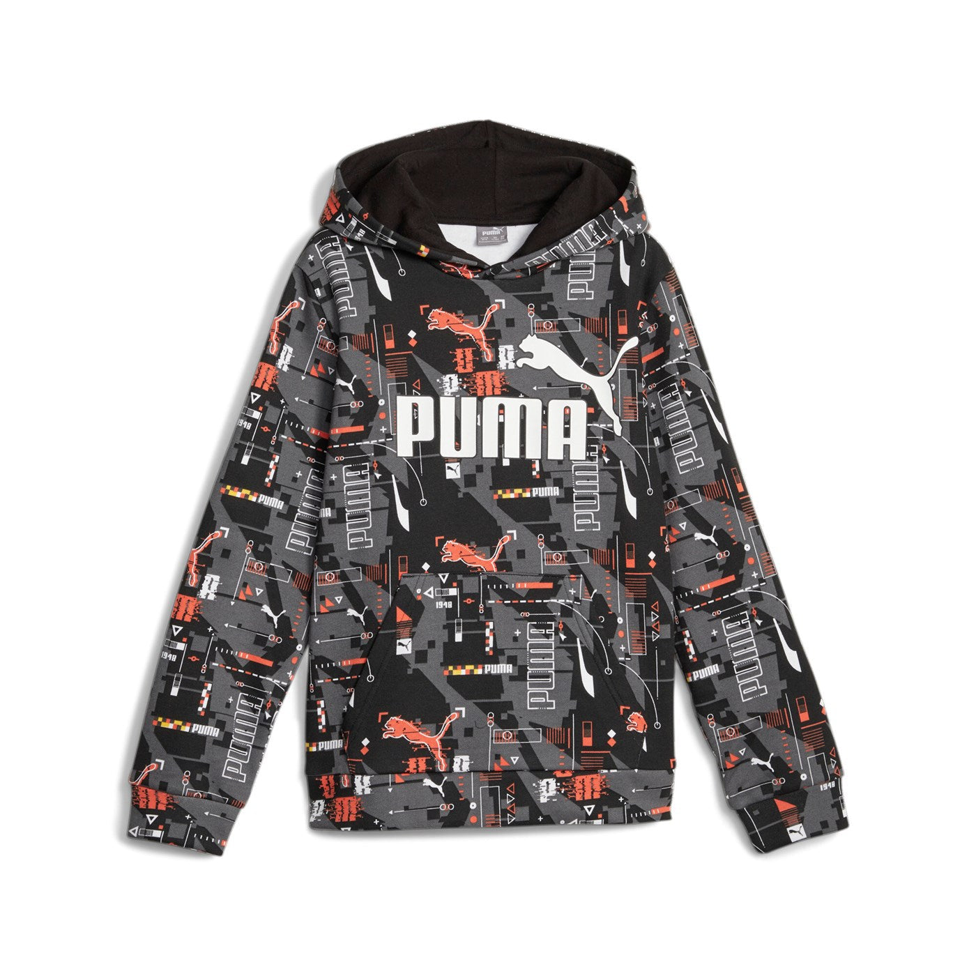 Puma felpa con cappuccio da ragazzo Futureverse 676829-01 nero