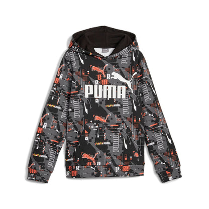 Puma felpa con cappuccio da ragazzo Futureverse 676829-01 nero