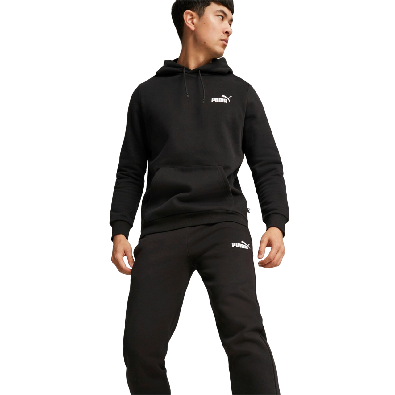 Puma tuta sportiva da uomo con cappuccio 676836-01 nero
