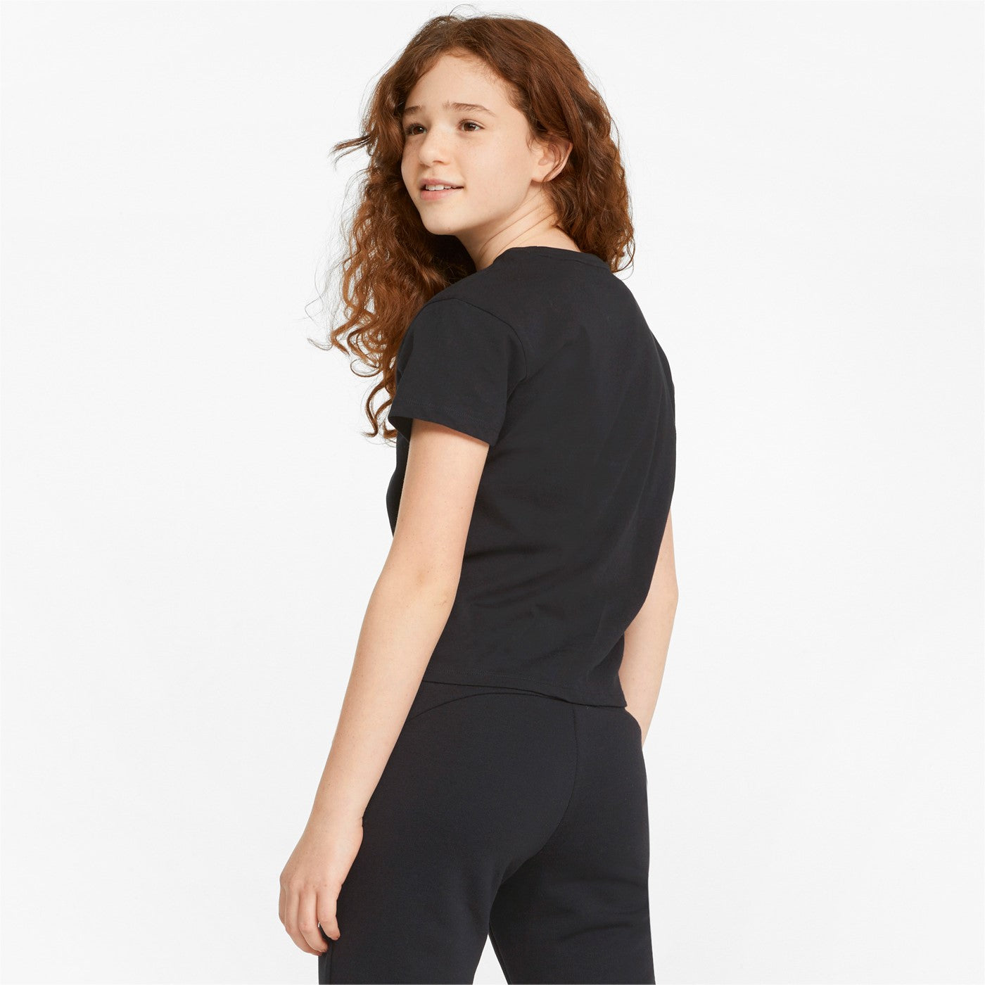 Puma t-shirt manica corta ESS+ Logo Knotted Tee G 846956-01 nero
