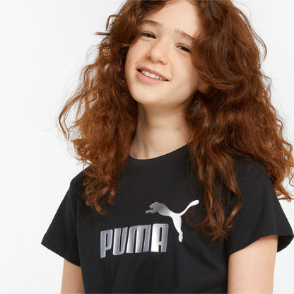 Puma t-shirt manica corta ESS+ Logo Knotted Tee G 846956-01 nero