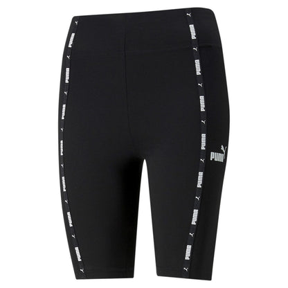 Puma pantaloncino elasticizzato sportivo da donna Power 9" High-Waist Tape 847121 01 nero