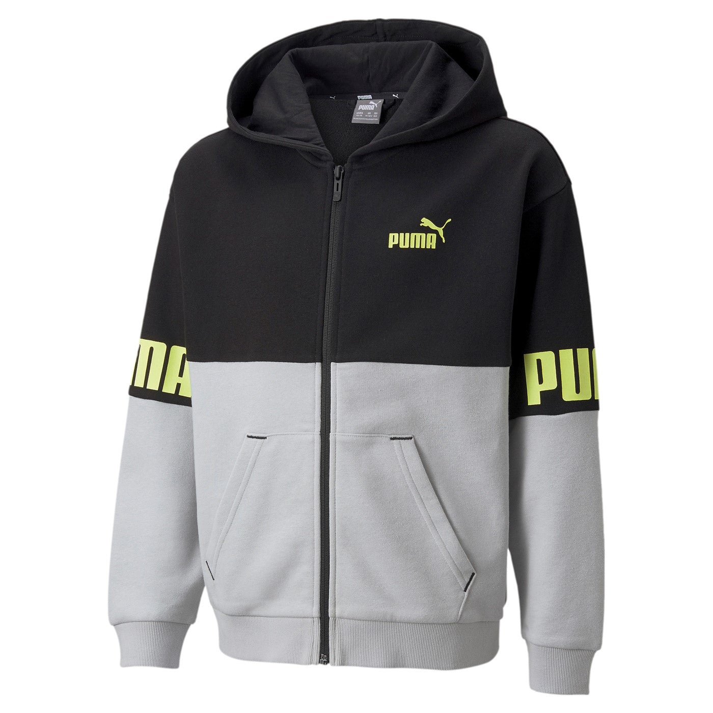 Puma Felpa Full Zip Power 847306 19 harbor mist-black