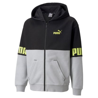Puma Felpa Full Zip Power 847306 19 harbor mist-black