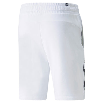 Puma pantaloncino sportivo da uomo ESS+ Tape Shorts 9" TR 847387-02 white