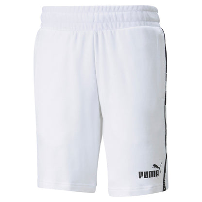 Puma pantaloncino sportivo da uomo ESS+ Tape Shorts 9" TR 847387-02 white