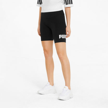 Puma Pantaloncino sportivo aderente da donna ESS 7" Logo 848347 01 nero