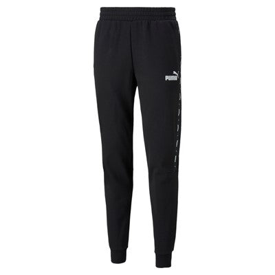 Puma pantalone in felpa con banda laterale e polsino al fondo ESS+ Tape Sweatpants FL cl 849042 01 black