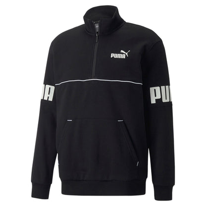 Puma Felpa Mezza Zip Power Colorblock Half-Zip FL 849843 01 black