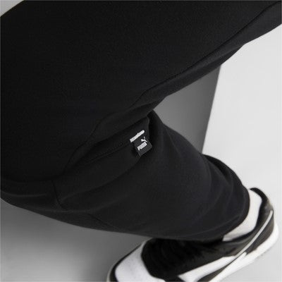 Puma Pantalone sportivo da uomo in felpa con polsino al fondo Power 849852 01 nero