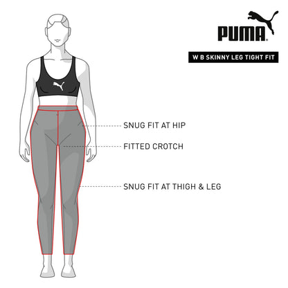 Puma pantalone sportivo da donna ESS 3/4 Logo Leggings 586828 01 black