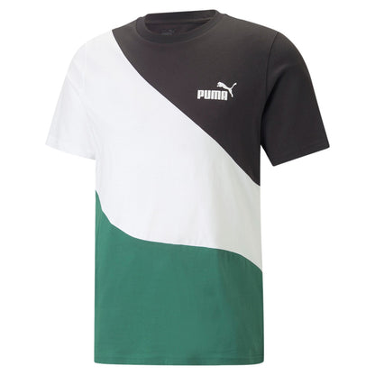 Puma T-shirt da uomo manica corta Power Cat Tee 673380-37 vine