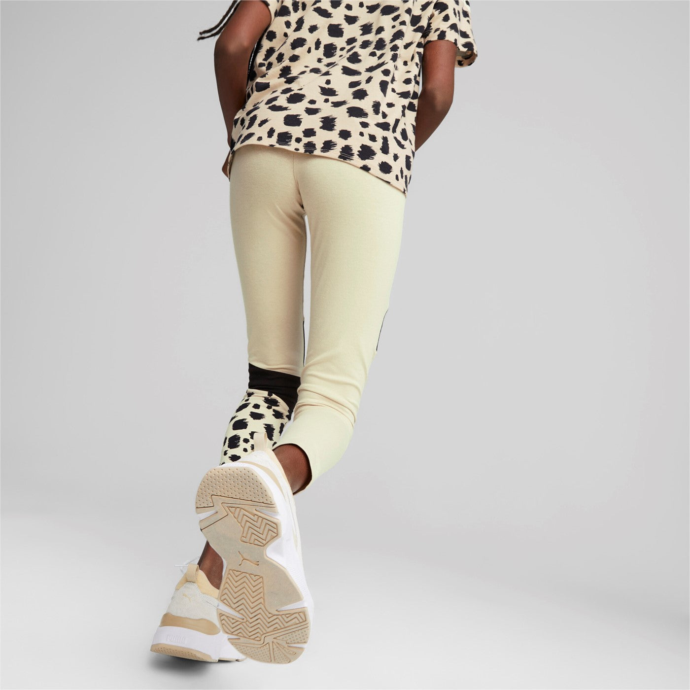 Puma Pantalone sportivo Leggings da bambina e ragazza Animal Block 539818-88 granola