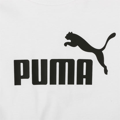 Puma T-shirt da ragazza con nodo e stampa 847470-02 white