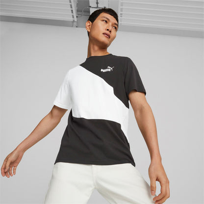 Puma T-shirt da uomo manica corta Power Cat Tee 673380-01 black