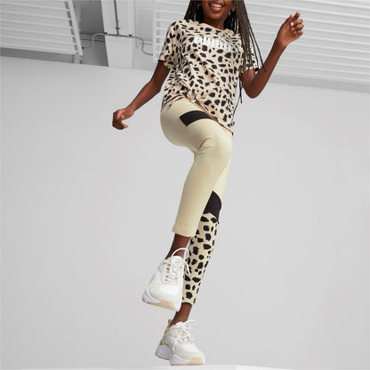 Puma Pantalone sportivo Leggings da bambina e ragazza Animal Block 539818-88 granola