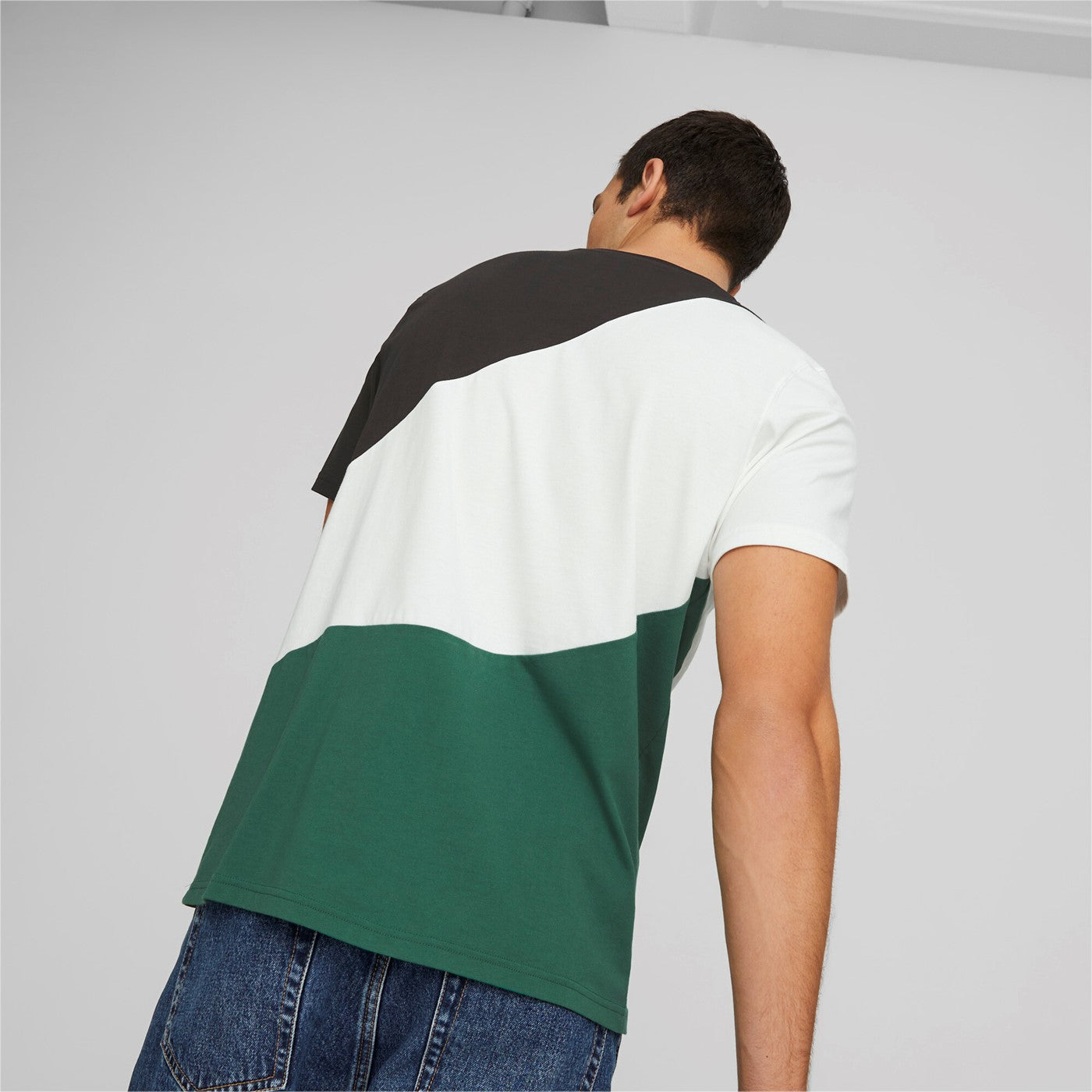 Puma T-shirt da uomo manica corta Power Cat Tee 673380-37 vine
