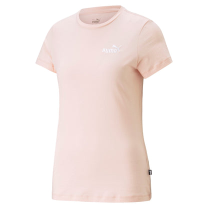 Puma T-shirt Donna Manica Corta ESS+ Embroidery Tee Rose Dust - 848331-66