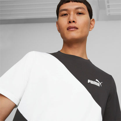 Puma T-shirt da uomo manica corta Power Cat Tee 673380-01 black