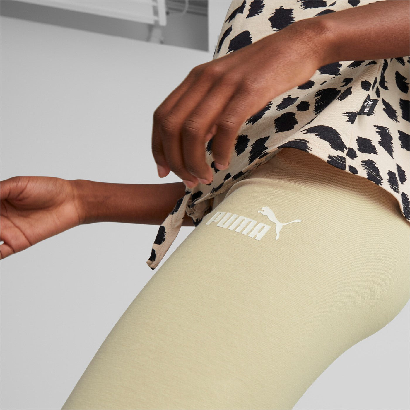 Puma Pantalone sportivo Leggings da bambina e ragazza Animal Block 539818-88 granola