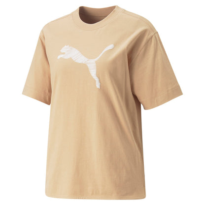 Puma T-shirt da donna manica corta Her Tee 673107-89 dusty tan