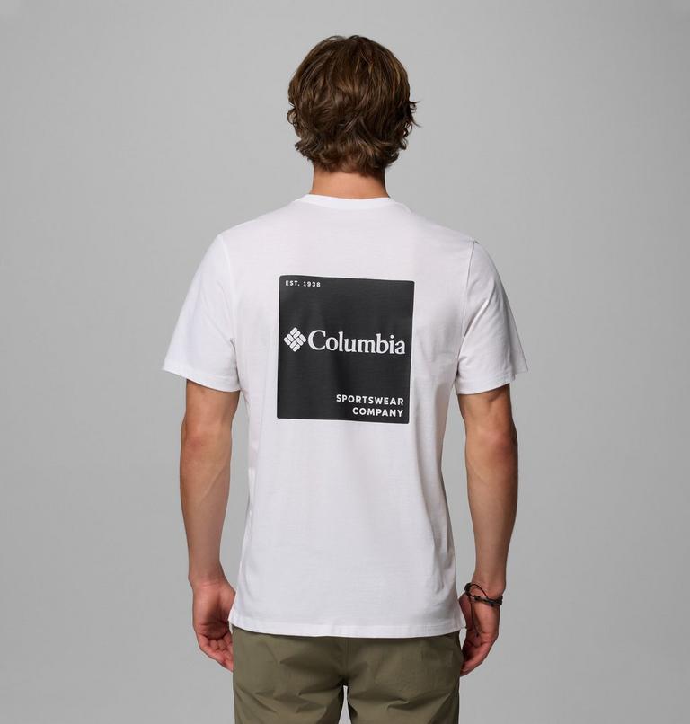 Columbia T-shirt Cotone Biologico CSC™ Logo Uomo 2155011 100 - Bianco