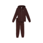Puma Essential Elevated Suit FL 695216-33 Uomo Marrone - Tuta Sportiva con Cappuccio