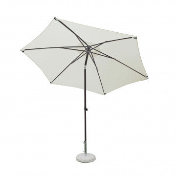 Parasol, 3 meter diameter, 180 gr polyester fabric, aluminum pole