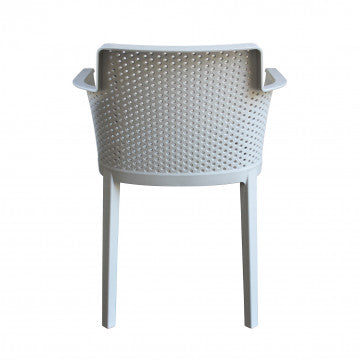 Poltrona Cathy - Poltrona impilabile in polipropilene - Dimensioni: 60x58x76.5cm
