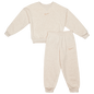Nike tuta da bimbo in cotone felpato con felpa girocollo Essential 56M188-W67 avorio