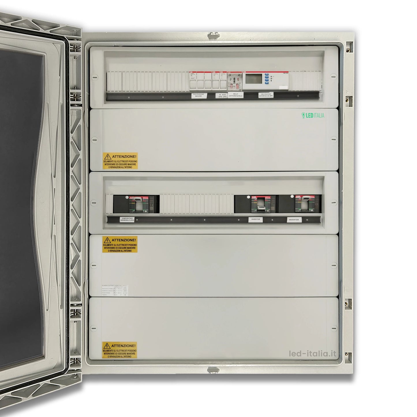 Quadro AC Trifase 100kW Doppio Inverter 160A IP66 V-TAC