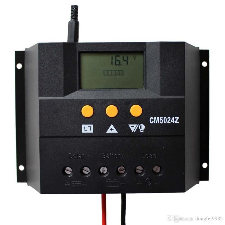 Laderegler für Solarpanels 12V/24V 50A AUTOMATISCH SOLARPANEL