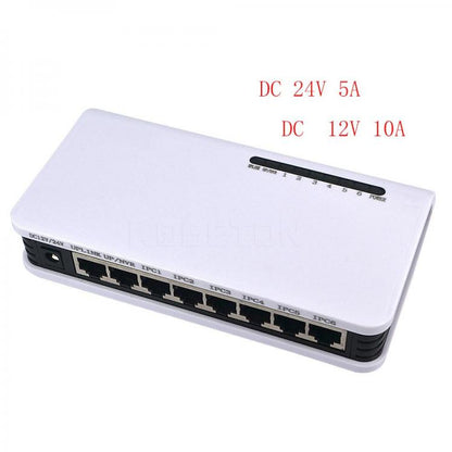 PoE-Netzwerk-Switch, 6 Ports, RJ45, LAN, Ethernet, 10/100 Mbit/s, für IP-Überwachungskameras