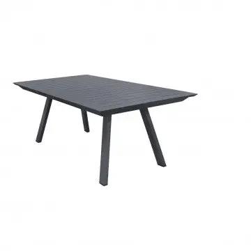 Tavolo rettangolare Zante allungabile 200/300 x 110 in alluminio