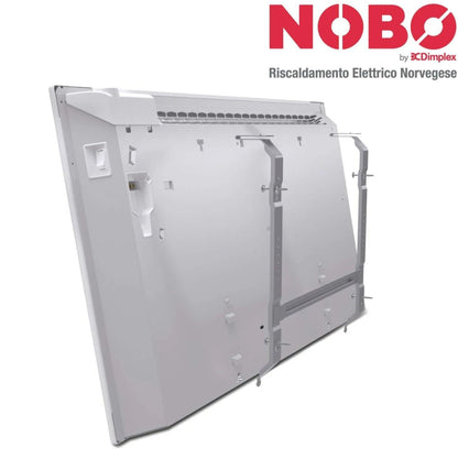 Radiatore elettrico norvegese NOBO 1250W perfetto per ambienti fino a 25 m², riscaldamento uniforme ed ecologico.