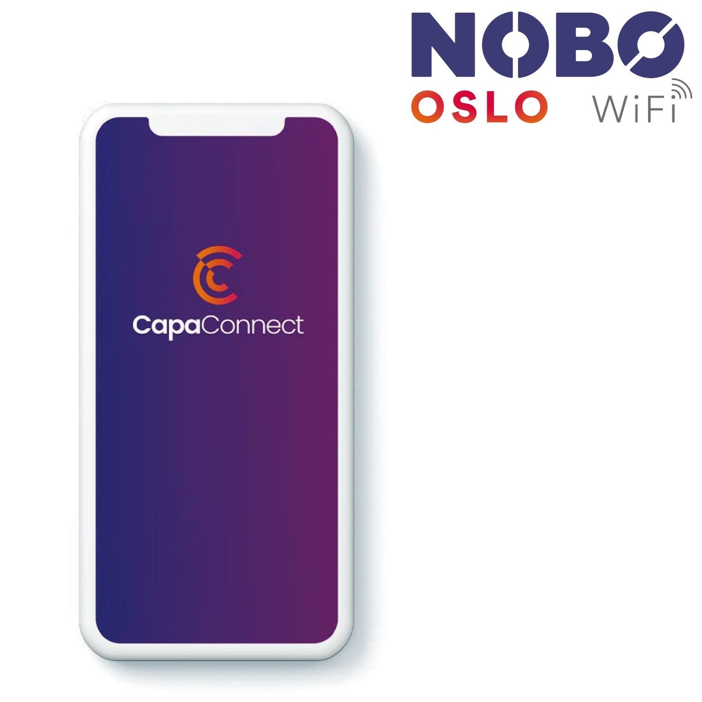 Radiatore elettrico norvegese NOBO OSLO WiFi 500W perfetto per ambienti fino a 10 m², riscaldamento uniforme ed ecologico.