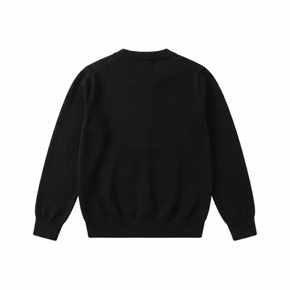 Calvin Klein Junior Maglia Monogram Regular LVCKTJF02BT Nera
