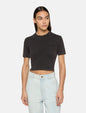 Dickies Women's Plentywood Ribbed T-Shirt DK0A866FBLK1 Black