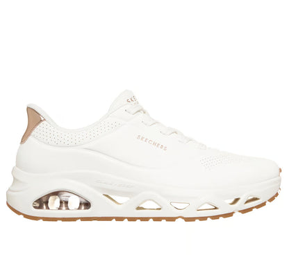 Skechers scarpa sneakers da donna Slip-ins: UNO Glide-Step - Glide On Air 190113/WHT bianca