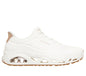 Skechers scarpa sneakers da donna Slip-ins: UNO Glide-Step - Glide On Air 190113/WHT bianca