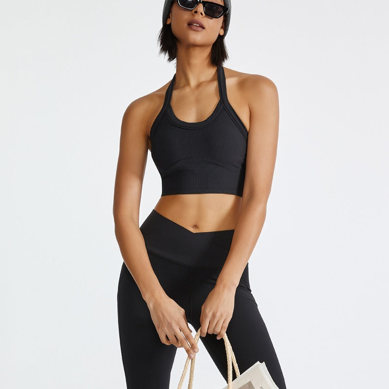 Reggiseno Sportivo Donna in Cotone – Canotta Yoga Traspirante Senza Ferretto